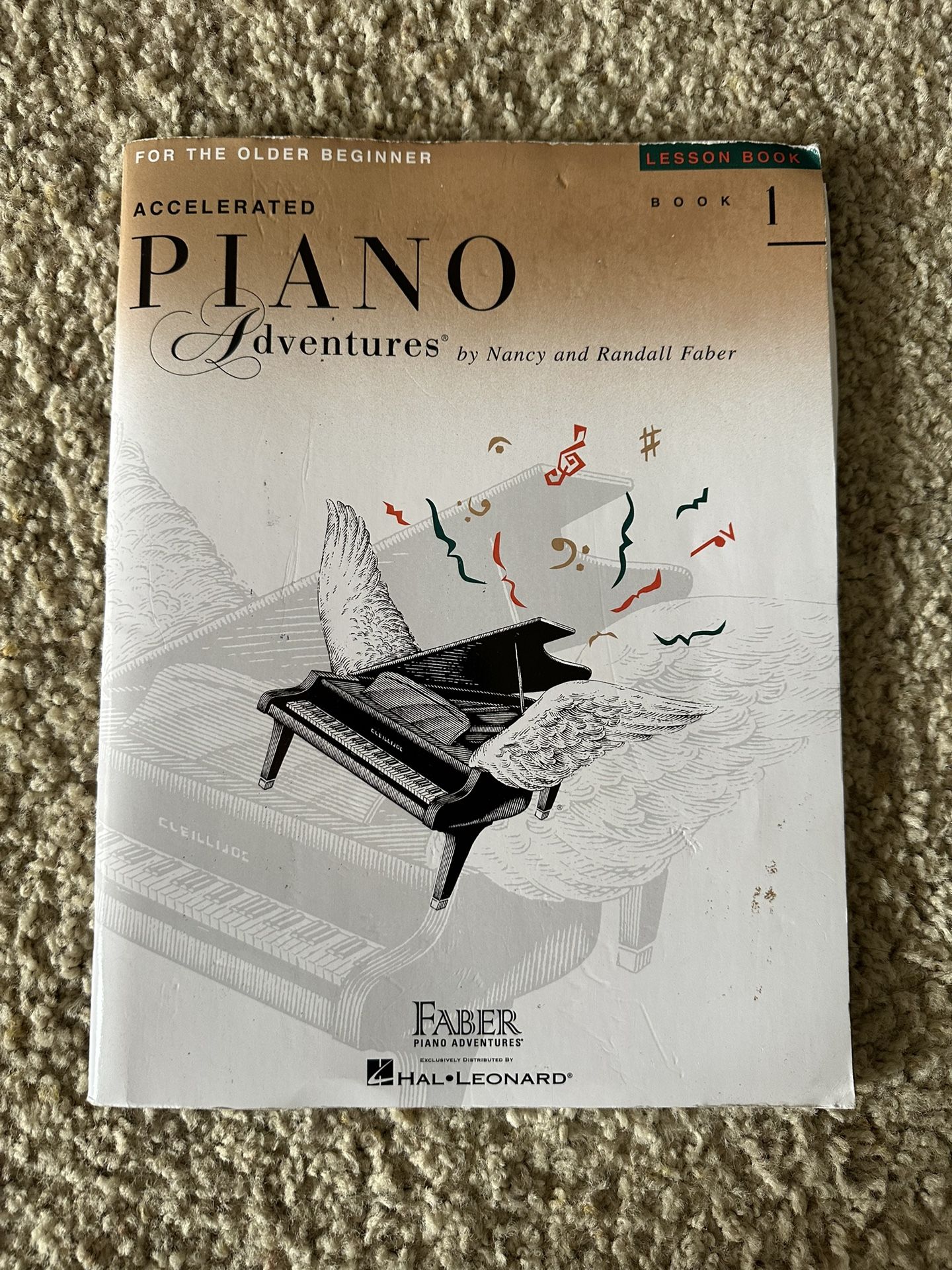 “Accelerated Piano Adventures” Lesson Book 1 Piano Book