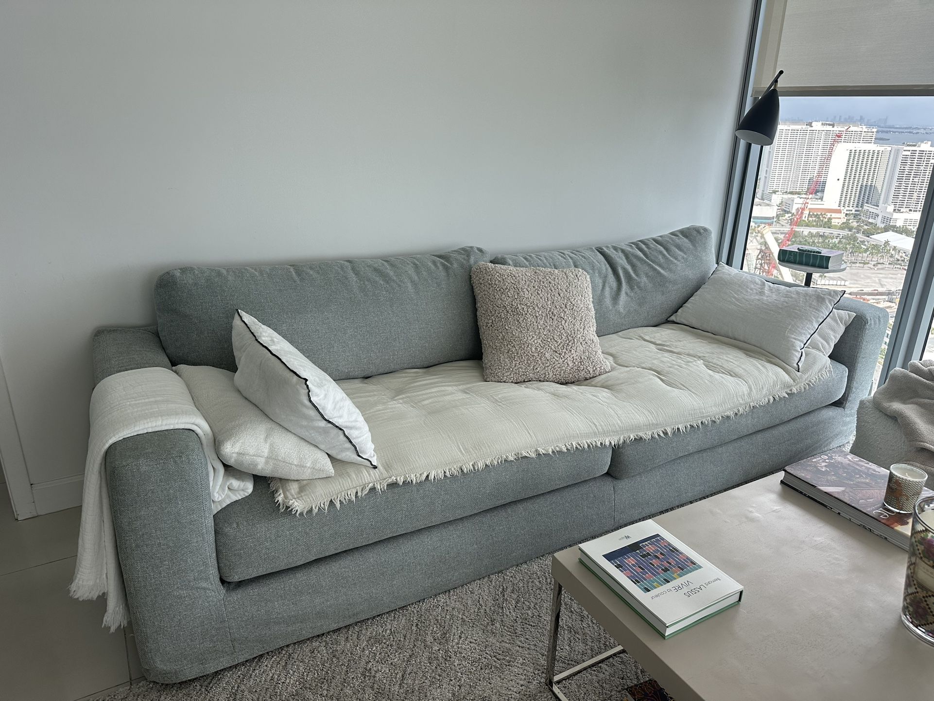 City Furniture Grey Sofa