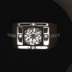 925 Moissanite Ring