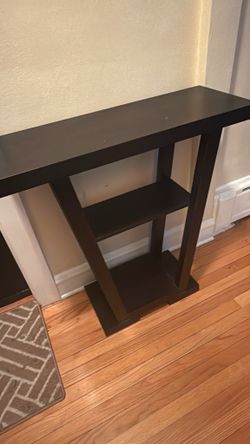 Dark Brown Narrow Foyer table