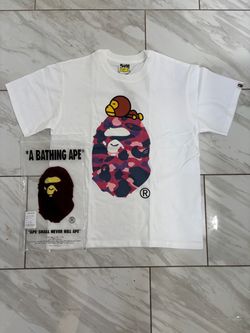 A Bathing Ape BAPE Milo Camo Graphic T-Shirt, Size L