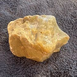 Raw Yellow sapphire or Orange Honey Calcite