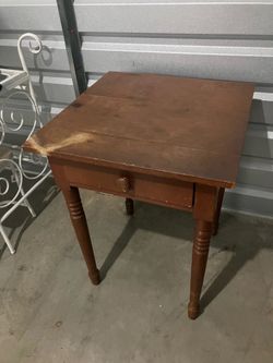 Wood Side Table
