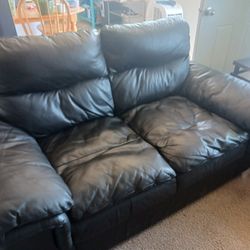 Leather Sofa Set
