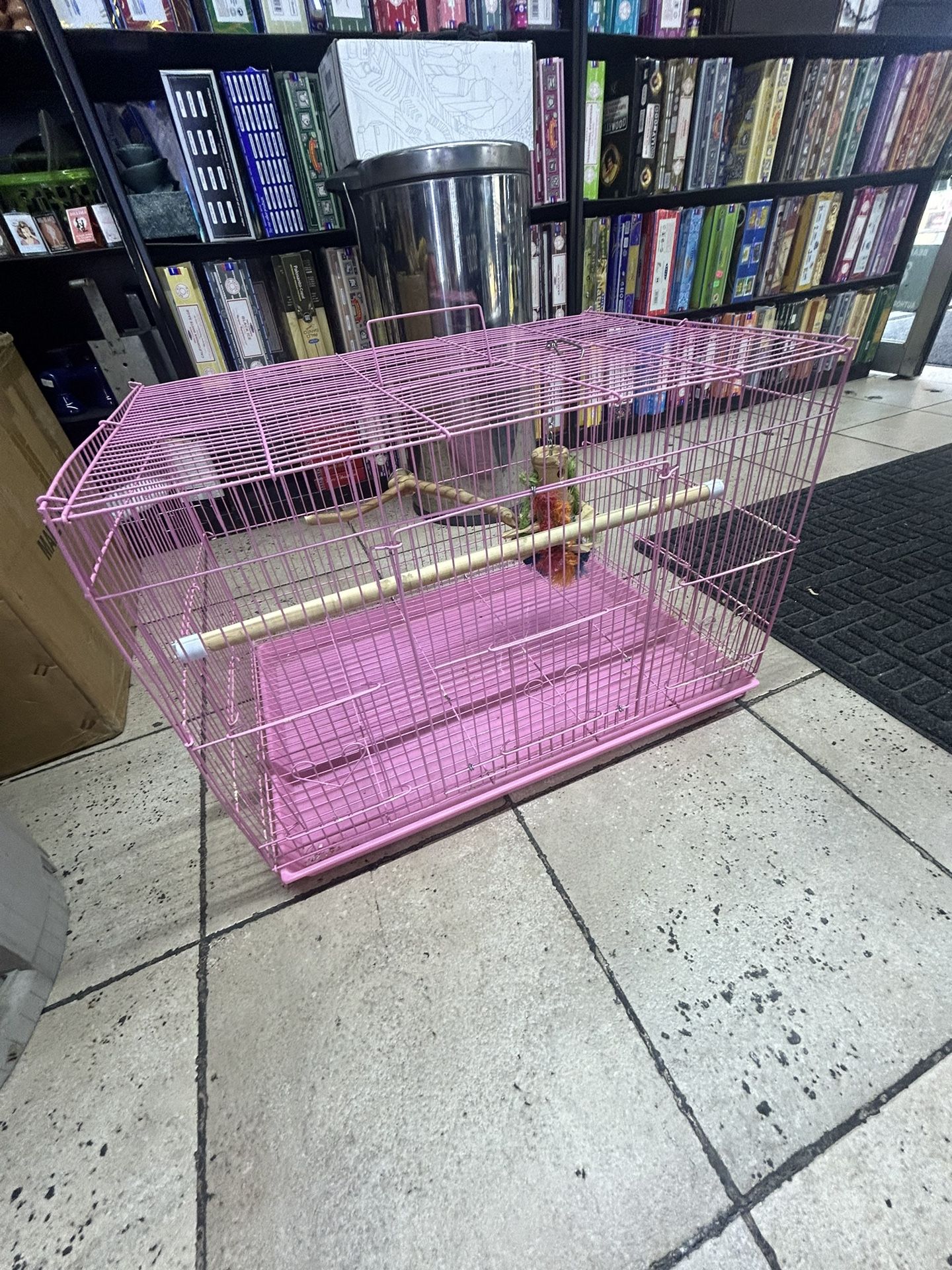 Pink Bird Cage