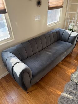 grey sofa