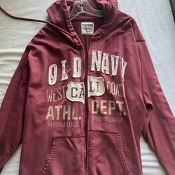 old navy red jacket XXL