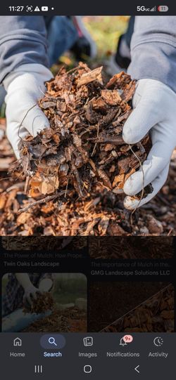 Mulch mixed gardening