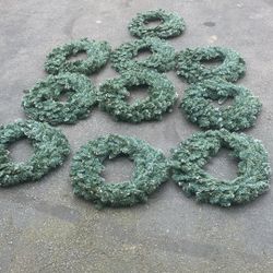 Fake Christmas Wreaths 