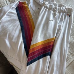 Women small aviator nation sweatsuit