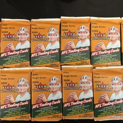 Year 2000 Fleer “Tradition” NFL Football Pack SEALED