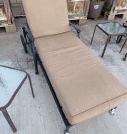 Ballard Chaise Lounge With Sunbrella Cushions