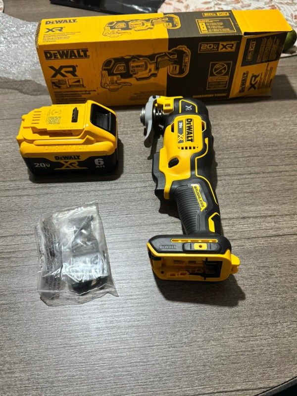 Dewalt oscillating multi-tool, #6AH battery