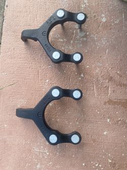 Set (2) Genuine OEM Mopar Black JL Tow Hooks