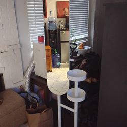 White Valet Mirror 