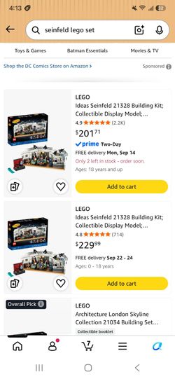 Seinfeld Lego Set   UNOPENED BOX