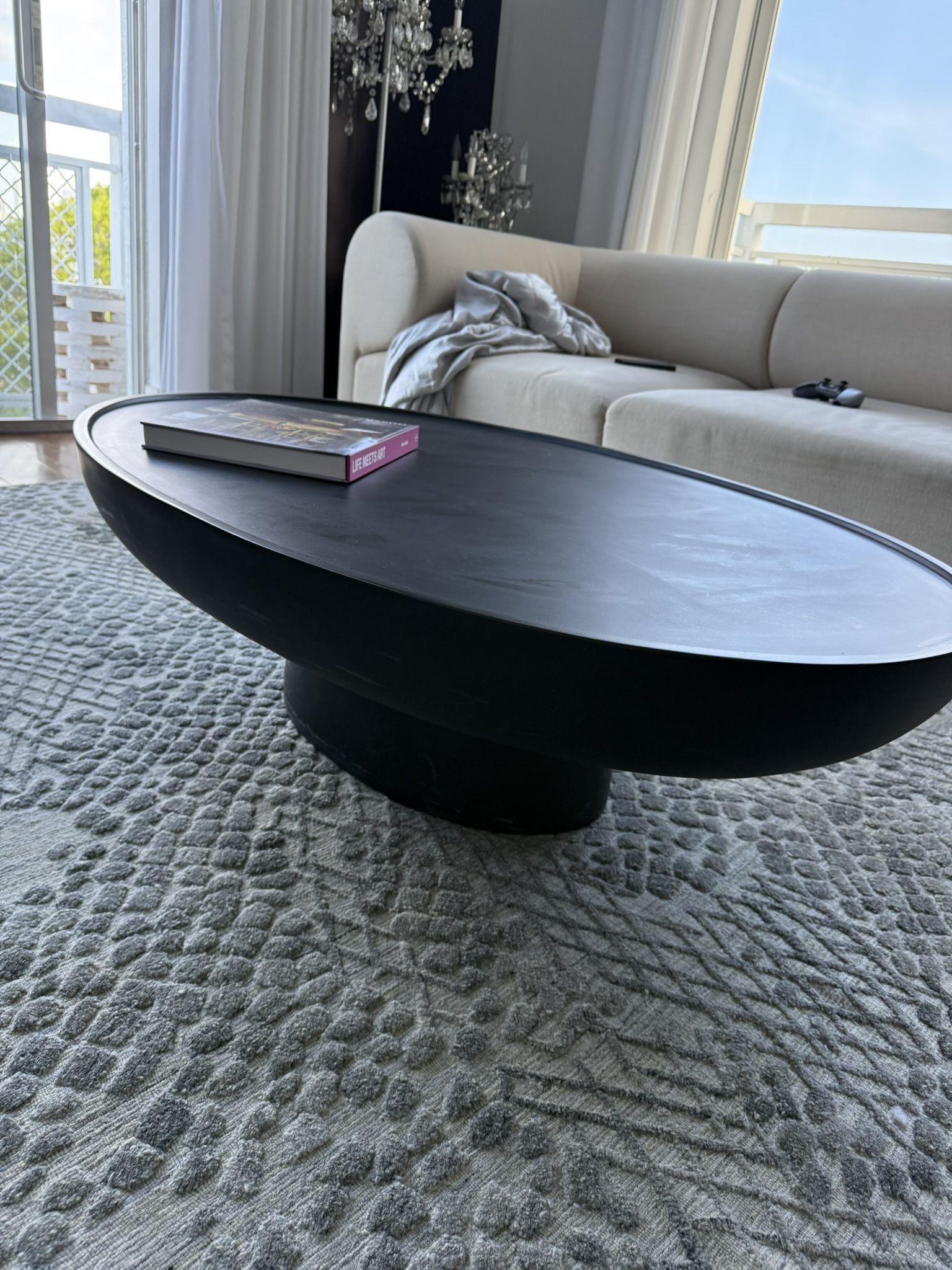 Rove black Coffee Table Concrete 