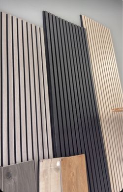 Slat acoustic wall panels