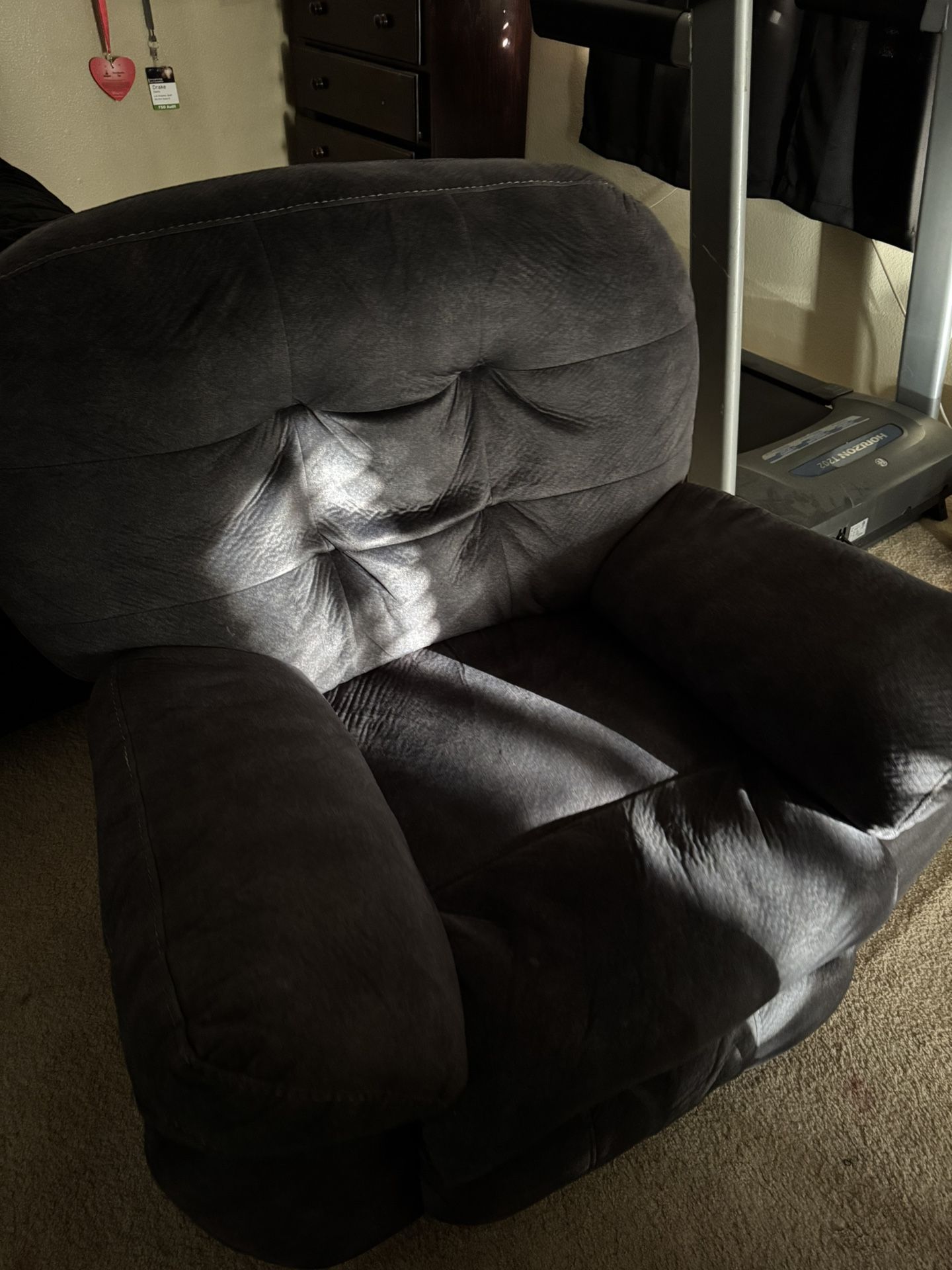 Suede Recliner