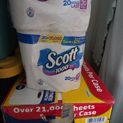 Toilet Tissue Scott 1000 & POM