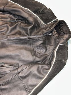 official Harley Davidson Leather Jacket Lrg 