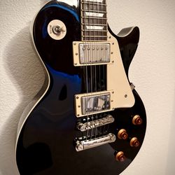 Epiphone Les Paul Standard Black Solid Body Electric Guitar