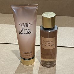 Victoria’s Secret Bare Vanilla Perfume and Lotion - Brand New