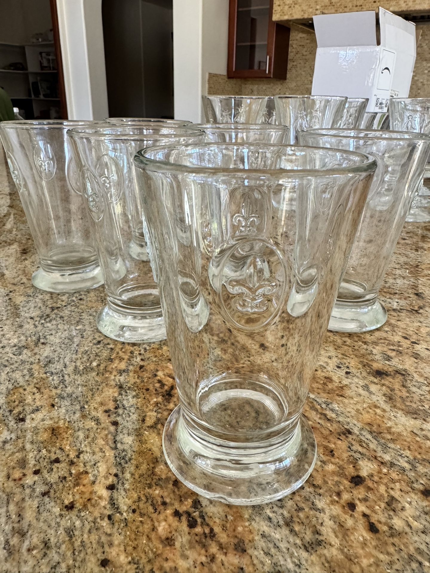 La Rochère Fleur Fleur De Lys Ice Tea Glasses Set Of 6