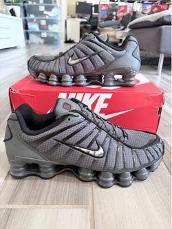 Men's Nike Shox TL Running Shoes - Iron Gray/Silver - Size 8, 10.5, 13