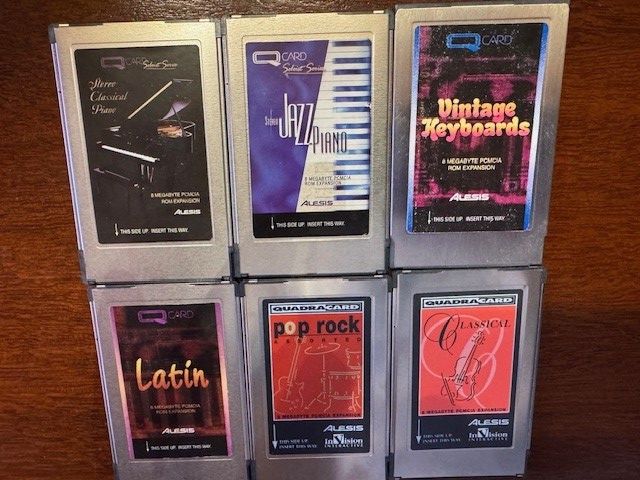 Alesis Q Cards Great Condition 128 Sounds