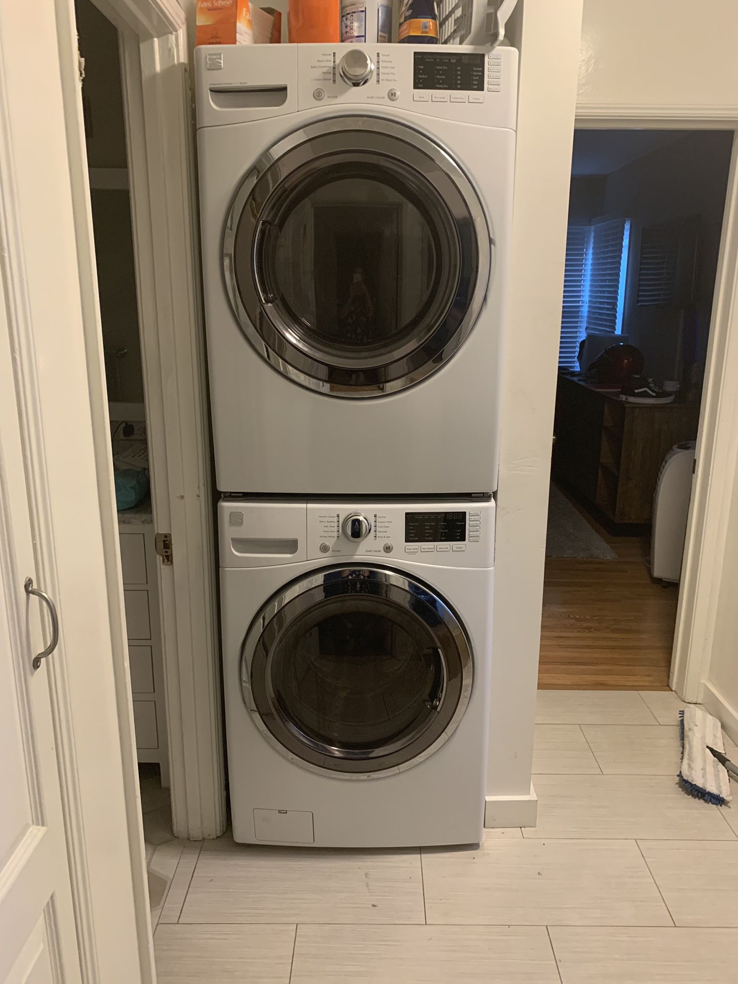 Kenmore stackable washer/dryer