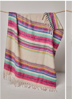 Free People Skye Stripe Blanket