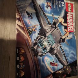 LEGO Marvel The Avengers Quinjet 76248, Spaceship Building Toy Set with Thor, Iron Man, Black Widow, Loki and Captain America Super Heroes Minifigures