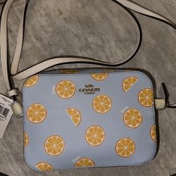 NEW Coach Mini Camera Bag with Oranges 