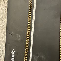 Gold Dog Collar 19”