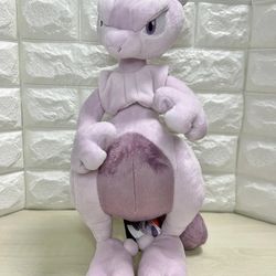 Pokémon Center Original Mewtwo Big Plush doll 2019 Super Rare