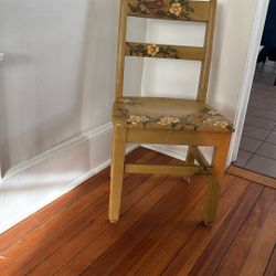 One Of A Kind Hand-painted Chair