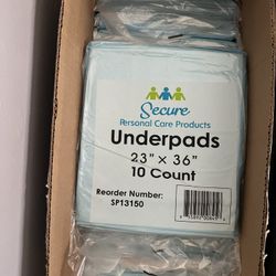 150 Secure Personal Care Products Under Pads 23x36 (15 Bags Of 10) SP13150