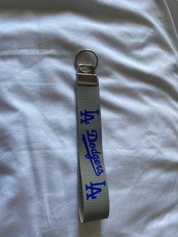 Dodgers wristlet keychain