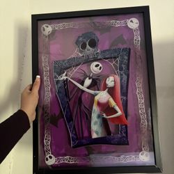 Jack And Sally Picture Frame 
