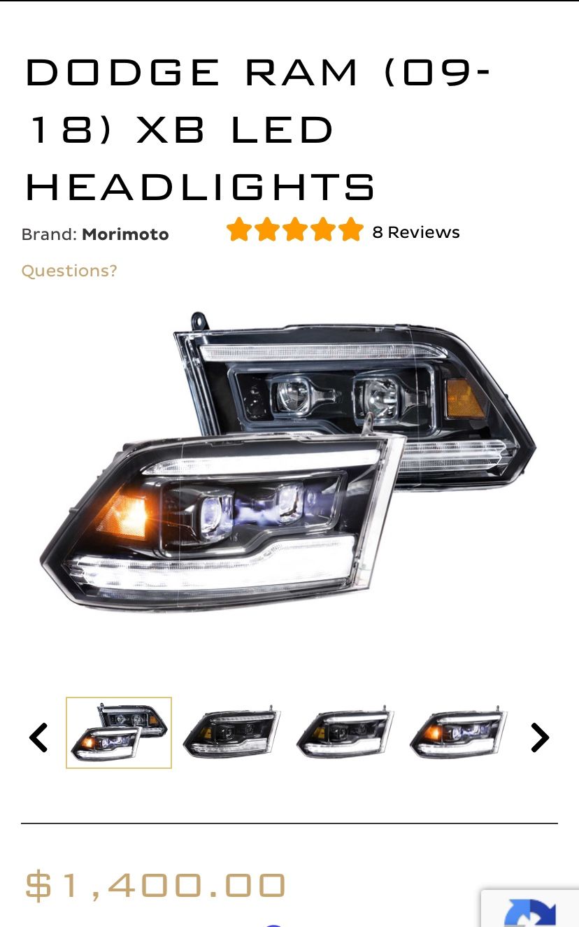 Morimoto Headlights 