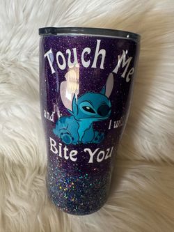 Custom stitch glitter cup 20oz new cup