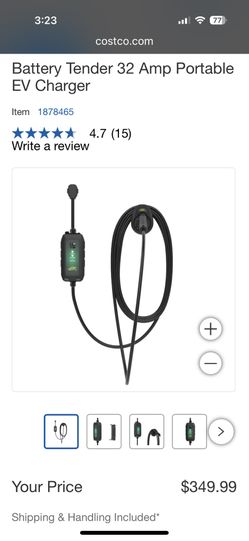 Battery Tender 32 Amp Portable EV Charger