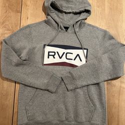 RVCA Hoodie Sweatshirt Men’s Small Very Good Condition