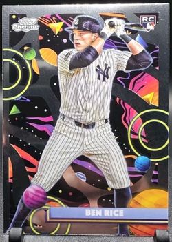 2025 Topps Cosmic Chrome - Ben Rice #174 (Rookie Card) Yankees