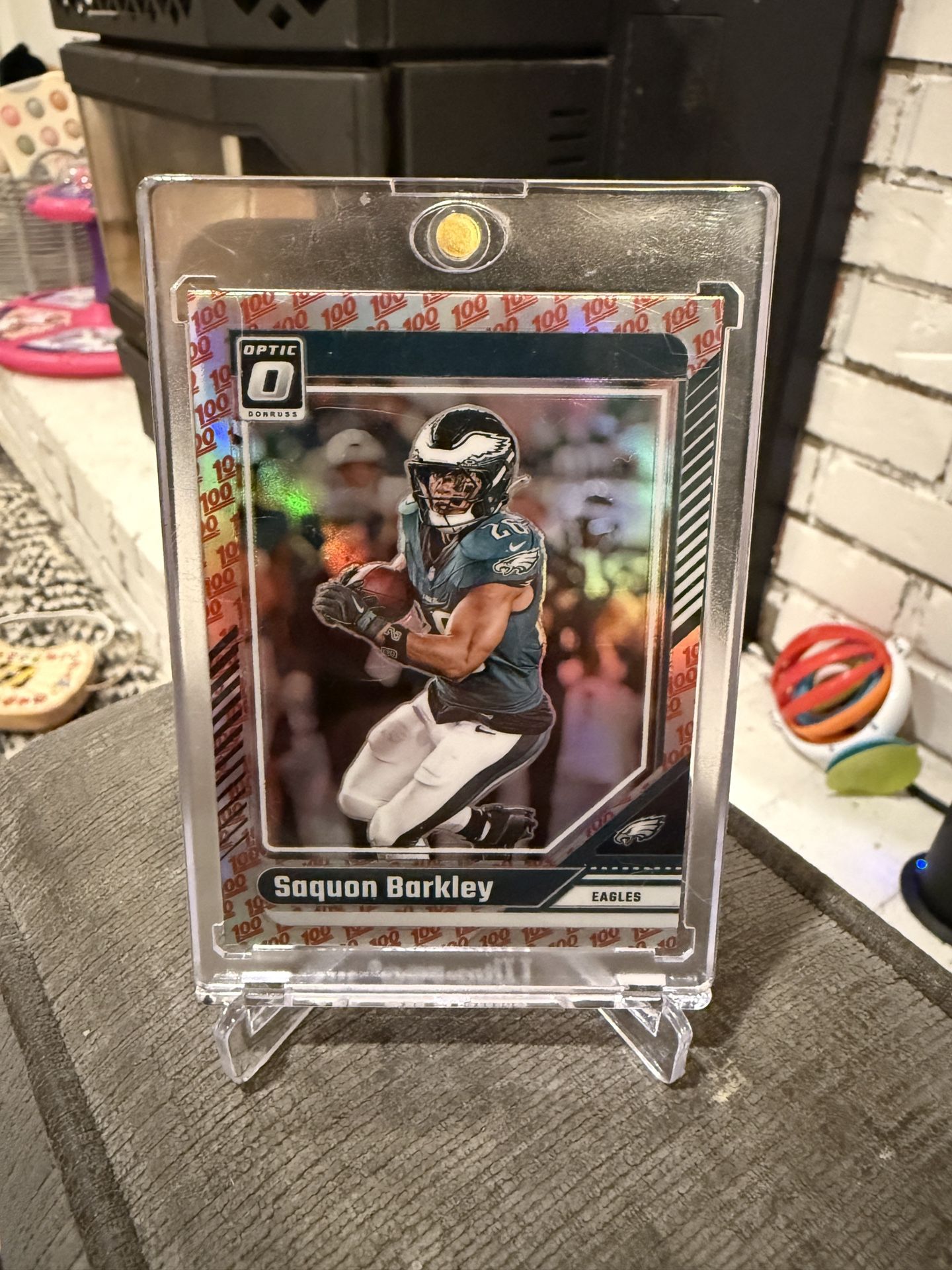 Saquon Barkley Optic Holo 100 Emoji Ssp