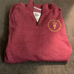 ASU 1/4 zip sweatshirt 