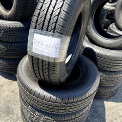 245/75/16 Toyo Set Of 4 Installed And Balanced Set De 4 Llantas Como Nuevas Instaladas Y Balanceadas