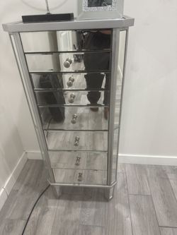 All Mirror Jewelry Stand