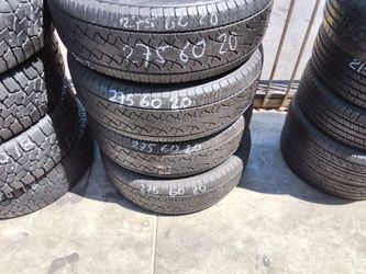 Used Tires 275 60 20 Pirelli Scorpion ATS